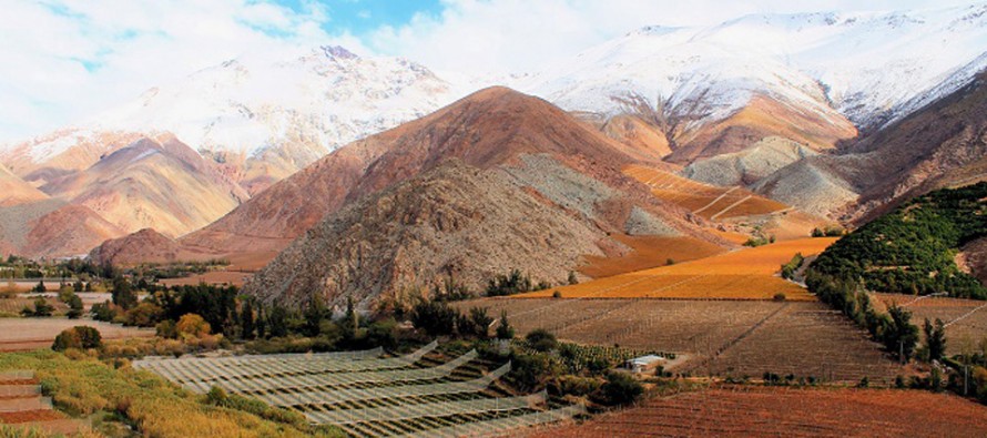 Valle Del Elqui Es Escogido Como Uno De Los Paisajes Con Viñedos Más